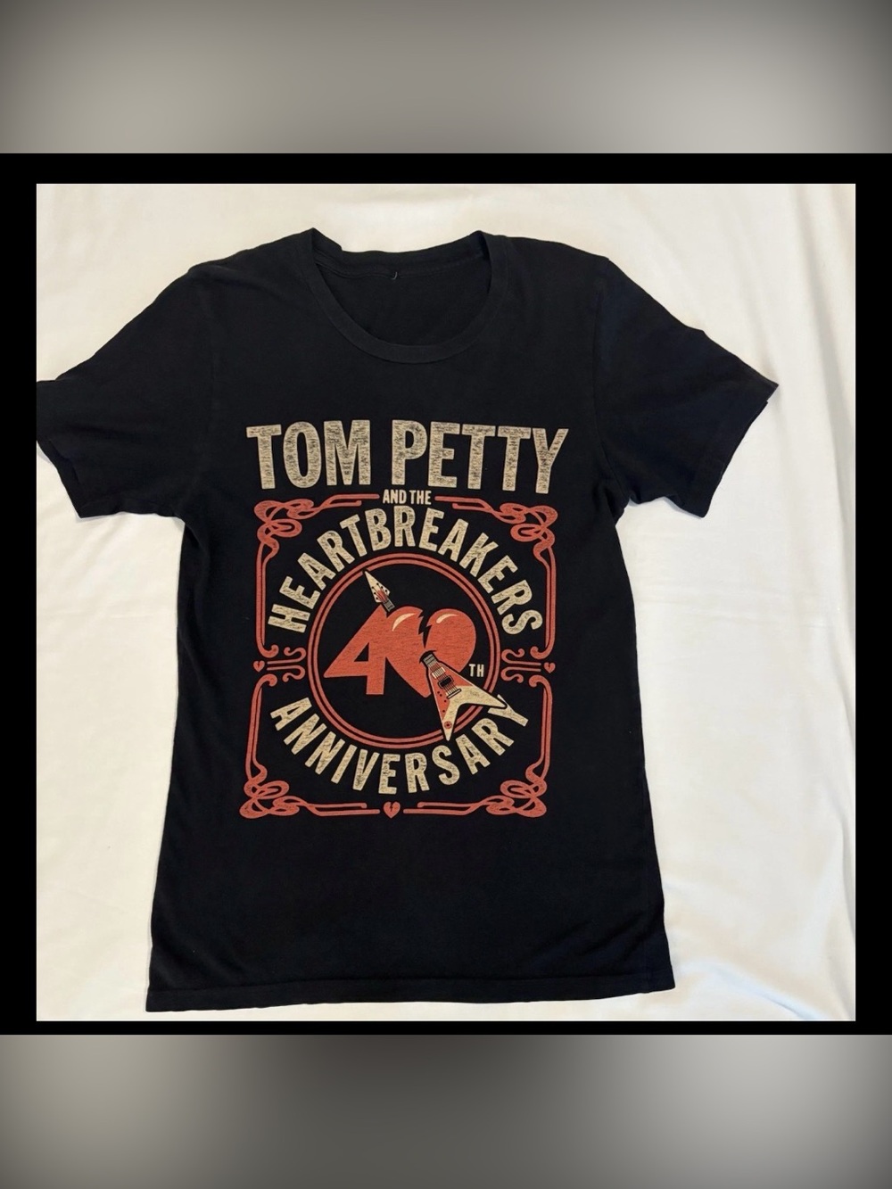 Tom Petty & The Heartbreakers 40th Anniversary Tour T-shirt Size Small